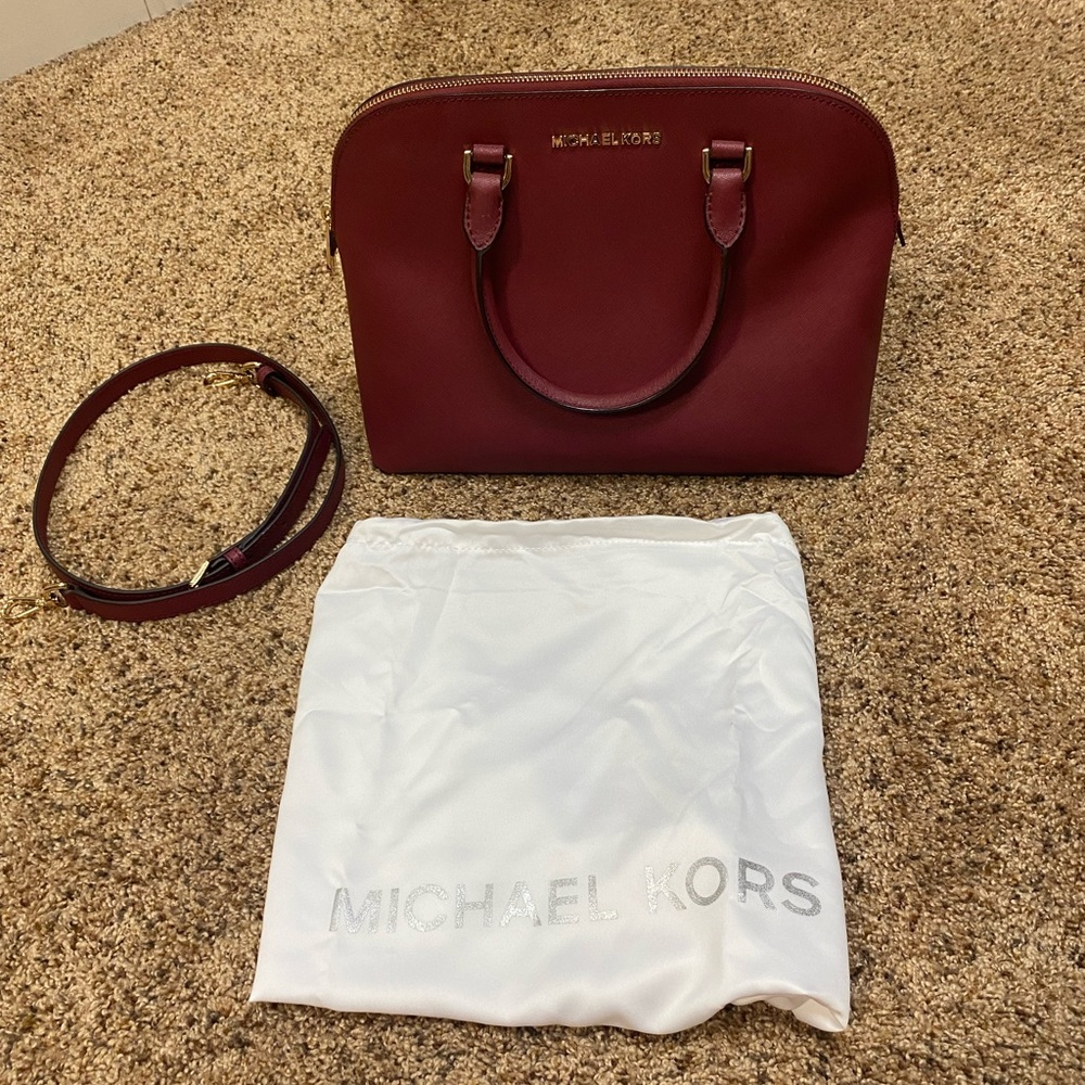 Michael Kors Raspberry colored purse